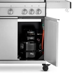 Burnhard Gas BBQ Big FRED Deluxe - 4 Branders - Incl. Keramische Infraroodbrander & Afdekhoes - Deluxe 27 Burnhard Gas BBQ Big FRED Deluxe - 4 Branders - Incl. Keramische Infraroodbrander & Afdekhoes - Deluxe -Aigostar winkel 1200x1200 1022