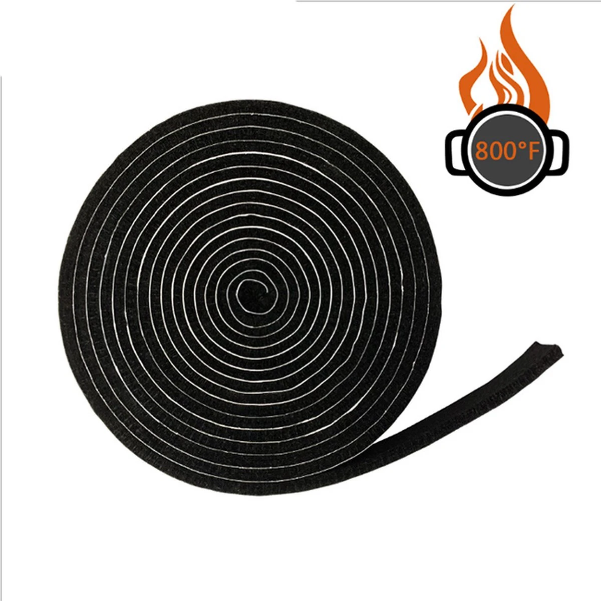 Vervangings Vilt-Afdichtings Vilt -voor BBQ – 3,8m X 2cm X 3mm – Geschikt Voor Green Egg,Kamado Joe,Black Bastard,auplex,tarrington,patton 4 Vervangings Vilt-Afdichtings Vilt -voor BBQ – 3,8m X 2cm X 3mm – Geschikt Voor Green Egg,Kamado Joe,Black Bastard,auplex,tarrington,patton - Afbeelding 2