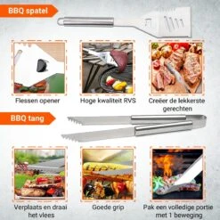 BBQ Accesoires Gereedschapset Koffer Set Tang Borstel Schort Barbecue Dagdeals - Chef Cook BBQ Accessoires Set 17 BBQ Accesoires Gereedschapset Koffer Set Tang Borstel Schort Barbecue Dagdeals - Chef Cook BBQ Accessoires Set -Aigostar winkel 1200x1200 1034
