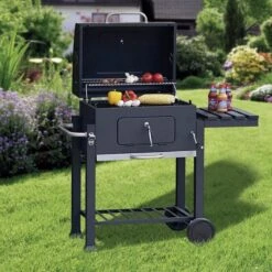 Tepro Toronto Click Barbecue Bbq Houtskool - Grilloppervlak (LxB) 56 X 42 Cm - Met Thermometer In De Deksel - RVS - Houtskoolbarbecue -Aigostar winkel 1200x1200 1064