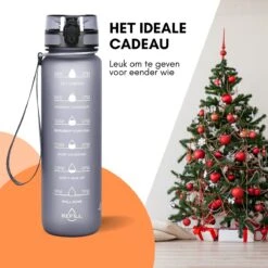 LaCardia Motivatie Waterfles Grijs - 1 Liter Drinkfles - Waterfles Met Tijdmarkering - Grijs 16 LaCardia Motivatie Waterfles Grijs - 1 Liter Drinkfles - Waterfles Met Tijdmarkering - Grijs -Aigostar winkel 1200x1200 107