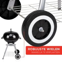 BBQ Collection Houtskoolbarbecue - Kogelbarbecue 45 X 60 Centimeter - Ronde Barbecue - Barbecue Op Wielen - Zwart - Metaal 31 BBQ Collection Houtskoolbarbecue - Kogelbarbecue 45 X 60 Centimeter - Ronde Barbecue - Barbecue Op Wielen - Zwart - Metaal -Aigostar winkel 1200x1200 1084