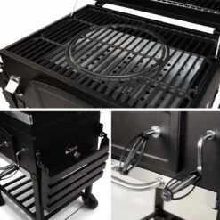 Alice's Garden Houtskool BBQ Bernard - Smoker - Verstelbare Houtskoolbak - Zwart 18 Alice's Garden Houtskool BBQ Bernard - Smoker - Verstelbare Houtskoolbak - Zwart -Aigostar winkel 1200x1200 1095