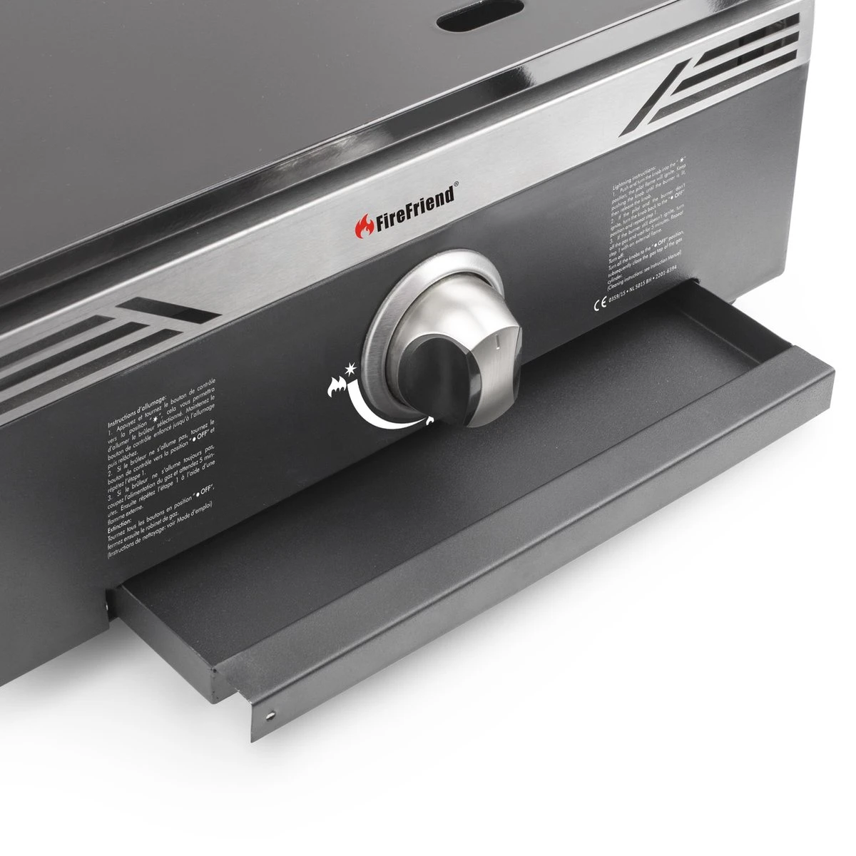 BBQ Op Gas Met Bakplaat 44,5 X 49,5 Cm 8 BBQ Op Gas Met Bakplaat 44,5 X 49,5 Cm - Afbeelding 6