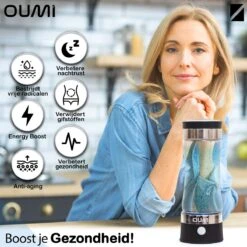 OUMI® Waterstof Generator Drinkfles - Waterfilter - Waterfles - Zuiver En Schoon Drinkwater - Verminderd Vrije Radicalen - Zwart 12 OUMI® Waterstof Generator Drinkfles - Waterfilter - Waterfles - Zuiver En Schoon Drinkwater - Verminderd Vrije Radicalen - Zwart -Aigostar winkel 1200x1200 227