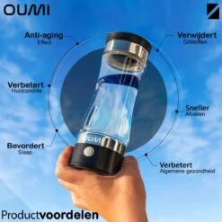 OUMI® Waterstof Generator Drinkfles - Waterfilter - Waterfles - Zuiver En Schoon Drinkwater - Verminderd Vrije Radicalen - Zwart 15 OUMI® Waterstof Generator Drinkfles - Waterfilter - Waterfles - Zuiver En Schoon Drinkwater - Verminderd Vrije Radicalen - Zwart -Aigostar winkel 1200x1200 230