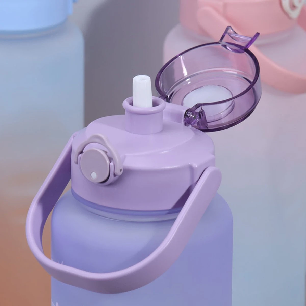 Merkloos Waterfles 2 Liter - Motivatie Waterfles - Waterfles Met Rietje - 2 Liter Waterfles - 2 Liter Drinkfles - Sportfles - Waterfles Met Tijdmarkering - 2 Liter 8 Merkloos Waterfles 2 Liter - Motivatie Waterfles - Waterfles Met Rietje - 2 Liter Waterfles - 2 Liter Drinkfles - Sportfles - Waterfles Met Tijdmarkering - 2 Liter - Afbeelding 6