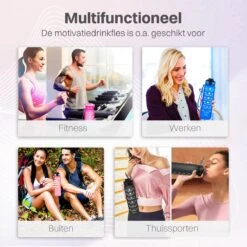 Innovaland Motivatie Waterfles Paars En Roze - 1 Liter Drinkfles - Waterfles Met Rietje - Waterfles Met Tijdmarkering - BPA Vrij - Volwassenen - Kinderen - Geschenk - Cadeau - Mannen - Vrouwen- Cadeau - Fitnes 12 Innovaland Motivatie Waterfles Paars En Roze - 1 Liter Drinkfles - Waterfles Met Rietje - Waterfles Met Tijdmarkering - BPA Vrij - Volwassenen - Kinderen - Geschenk - Cadeau - Mannen - Vrouwen- Cadeau - Fitnes -Aigostar winkel 1200x1200 263