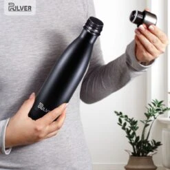 Pulver - Luxe RVS Thermosbeker / Drinkfles – BPA Vrij – 500 Ml - Waterfles Met Rietje – Drinkfles – Dubbele Isolatie - Kinderen & Volwassenen - Zwart 12 Pulver - Luxe RVS Thermosbeker / Drinkfles – BPA Vrij – 500 Ml - Waterfles Met Rietje – Drinkfles – Dubbele Isolatie - Kinderen & Volwassenen - Zwart -Aigostar winkel 1200x1200 3