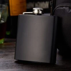Malony® Luxe Heupfles - Veldfles - Flacon - Drinkfles - 180ML - RVS - Giftbox - Veiligheidssluiting - Zwart -Aigostar winkel 1200x1200 305