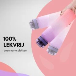 LaCardia Motivatie Waterfles Paars Oranje- 1 Liter Drinkfles - Waterfles Met Tijdmarkering - Paars Oranje 12 LaCardia Motivatie Waterfles Paars Oranje- 1 Liter Drinkfles - Waterfles Met Tijdmarkering - Paars Oranje -Aigostar winkel 1200x1200 308