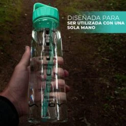 HYDRATE 900ml Drinkfles Met Tijdmarkeringen - Sport Waterfles Met Rietje, BPA-vrije Drinkfles Rietje Gemaakt Van Tritan Ideaal Voor Sportschool, Kantoor, Wandelen, Fitness, Sportfles (Mint Groen) -Aigostar winkel 1200x1200 356