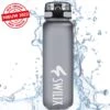 Swilix ® Drinkfles - 1 Liter - Waterfles Met Tijdmarkering - Grijs - 2022 Model -Aigostar winkel 1200x1200 386