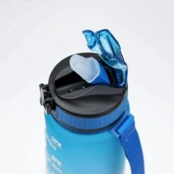 Merkloos Vision Vel Blauw-Roze Waterfles Met Tijdmarkeringen | 1 Liter | Sport Waterfles | Drinkfles Met Rietje | Lekvrije Sportfles | Tritan Waterfles | BPA Vrij | Voor Sport, Fietsen, Kamperen, School, Sportschool | Tijdmarkering -Aigostar winkel 1200x1200 448