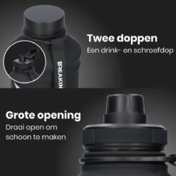 Breaking Limits Stalen Waterfles 2 Liter – Drinkfles – Gemaakt Van Roestvrij Staal – Grote Waterfles – Waterjug – Bidon 2 Liter – 2.2 Liter - Zwart 19 Breaking Limits Stalen Waterfles 2 Liter – Drinkfles – Gemaakt Van Roestvrij Staal – Grote Waterfles – Waterjug – Bidon 2 Liter – 2.2 Liter - Zwart -Aigostar winkel 1200x1200 456