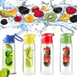 FIGURETTA Waterfles Met Infuser | Inhoud 0.7 Ltr | BPA-vrij |blauw -Aigostar winkel 1200x1200 492
