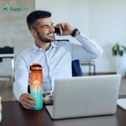 Supplife Motivatie Waterfles - 1 Liter Drinkfles - Waterfles Met Tijdmarkering - Met Rietje - Volwassenen - Kinderen - Cyaan Oranje - Inclusief Schoonmaakborstel 20 Supplife Motivatie Waterfles - 1 Liter Drinkfles - Waterfles Met Tijdmarkering - Met Rietje - Volwassenen - Kinderen - Cyaan Oranje - Inclusief Schoonmaakborstel -Aigostar winkel 1200x1200 514