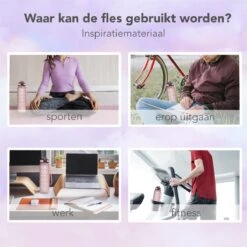 Seniq Motivatie Waterfles - 1 Liter - Drinkfles Met Tijdmarkering - Rietje - Roze 19 Seniq Motivatie Waterfles - 1 Liter - Drinkfles Met Tijdmarkering - Rietje - Roze -Aigostar winkel 1200x1200 56