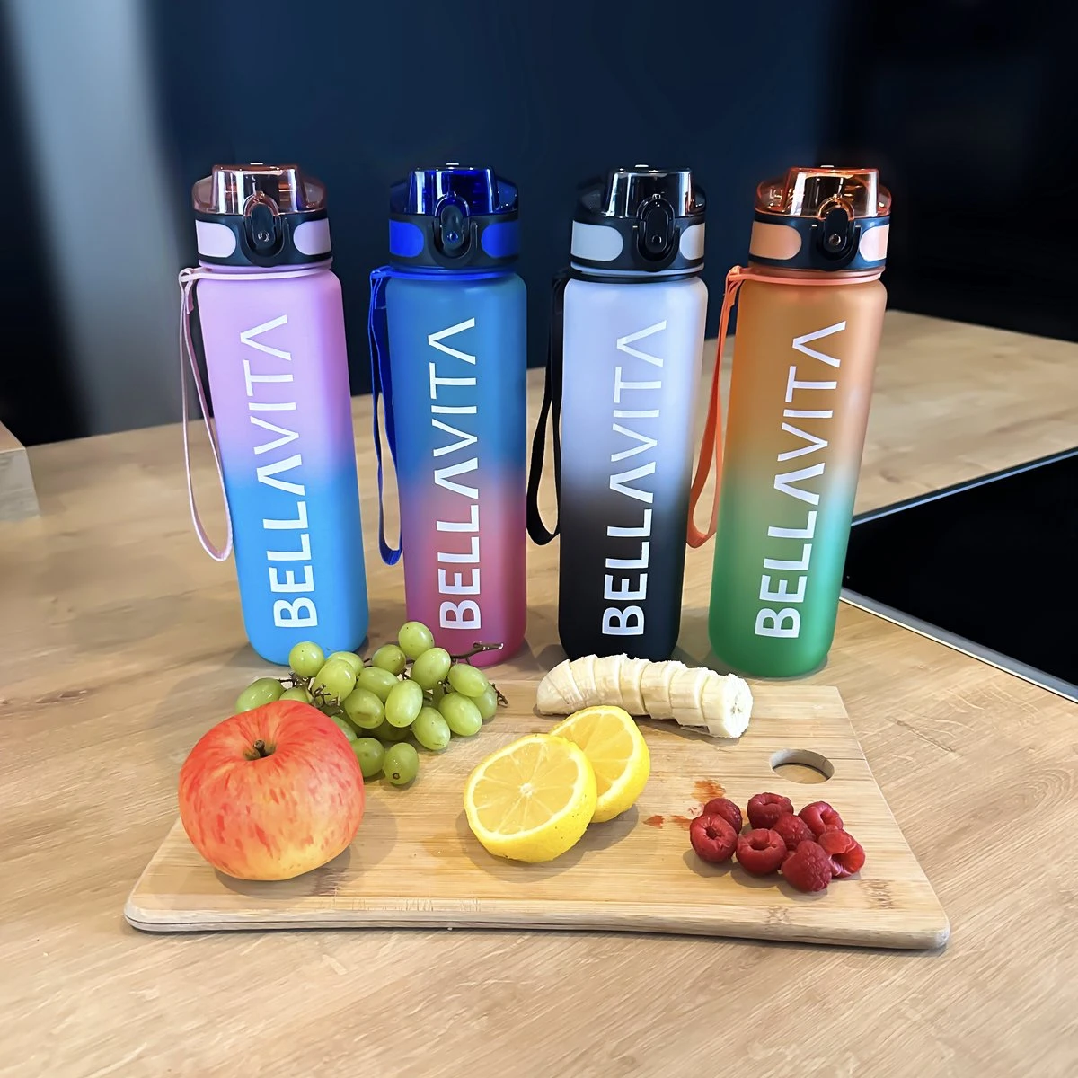 BELLAVITA Drinkfles - Blauw - Waterfles - Drinkfles Volwassenen - Drinkfles Kinderen - Drinkfles 1 Liter - Fles - 1 Liter - 1000ml - Tritan - Fruitfilter- BPA-vrij - 100% Lekvrij 9 BELLAVITA Drinkfles - Blauw - Waterfles - Drinkfles Volwassenen - Drinkfles Kinderen - Drinkfles 1 Liter - Fles - 1 Liter - 1000ml - Tritan - Fruitfilter- BPA-vrij - 100% Lekvrij - Afbeelding 7