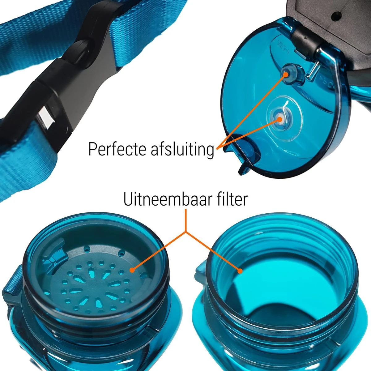 Drinkfles Herbruikbare Waterfles | 500 Ml Lichtblauw | Vaatwasserbestendig Drinkbus Bidon | King Mungo KMDF006 7 Drinkfles Herbruikbare Waterfles | 500 Ml Lichtblauw | Vaatwasserbestendig Drinkbus Bidon | King Mungo KMDF006 - Afbeelding 5