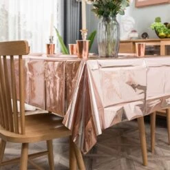 Partizzle 2x Rose Goud Plastic Wegwerp Tafelkleed Set - Verjaardag Bruiloft Sweet 16 Versiering - Feest Decoratie - 274 X 137 Cm 14 Partizzle 2x Rose Goud Plastic Wegwerp Tafelkleed Set - Verjaardag Bruiloft Sweet 16 Versiering - Feest Decoratie - 274 X 137 Cm -Aigostar winkel 1200x1200 633