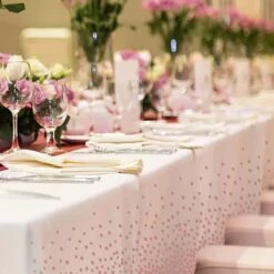 Pazzo Festa - Wegwerp Tafelkleed - 2 Stuks - Wit Rose - Vlek & Geurvrij - Verjaardagen - Gender Reveal - Baby Shower - Party's - 9 Pazzo Festa - Wegwerp Tafelkleed - 2 Stuks - Wit Rose - Vlek & Geurvrij - Verjaardagen - Gender Reveal - Baby Shower - Party's - -Aigostar winkel 1200x1200 670