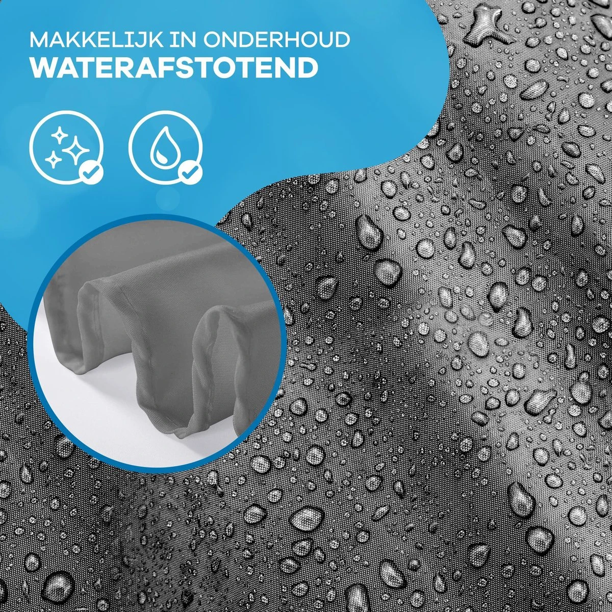 WITTS Luxe Tafelkleed - Hoge Kwaliteit/ Waterafstotend - Tafellaken - Grijs - 259x152 CM - Tafelzeil - Tafelkleed Katoen 5 WITTS Luxe Tafelkleed - Hoge Kwaliteit/ Waterafstotend - Tafellaken - Grijs - 259x152 CM - Tafelzeil - Tafelkleed Katoen - Afbeelding 3