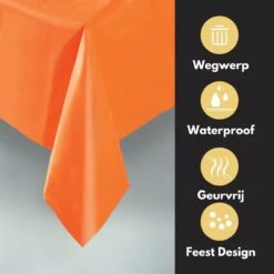 Pazzo Festa - Wegwerp Tafelkleed - 2 Stuks - Oranje - Vlek & Geurvrij - WK 2022 - Nederlandselftal - Holland - WK Versiering -Aigostar winkel 1200x1200 712