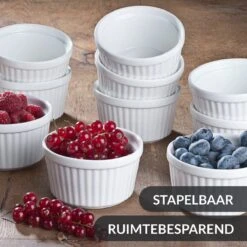 Chefarone Mini Ronde Ovenschalen - Mini Vormpjes Set Van 10 - Bakvormen Keramiek 200 ML - Crème Brulée Schaaltje - Wit 15 Chefarone Mini Ronde Ovenschalen - Mini Vormpjes Set Van 10 - Bakvormen Keramiek 200 ML - Crème Brulée Schaaltje - Wit -Aigostar winkel 1200x1200 740