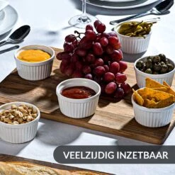 Chefarone Mini Ronde Ovenschalen - Mini Vormpjes Set Van 10 - Bakvormen Keramiek 200 ML - Crème Brulée Schaaltje - Wit 16 Chefarone Mini Ronde Ovenschalen - Mini Vormpjes Set Van 10 - Bakvormen Keramiek 200 ML - Crème Brulée Schaaltje - Wit -Aigostar winkel 1200x1200 741