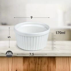 Chefarone Mini Ronde Ovenschalen - Mini Vormpjes Set Van 10 - Bakvormen Keramiek 200 ML - Crème Brulée Schaaltje - Wit 17 Chefarone Mini Ronde Ovenschalen - Mini Vormpjes Set Van 10 - Bakvormen Keramiek 200 ML - Crème Brulée Schaaltje - Wit -Aigostar winkel 1200x1200 742