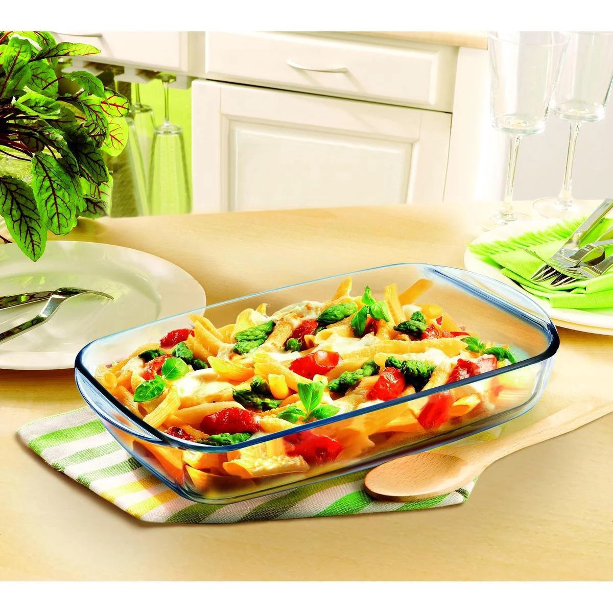 Pyrex Optimum Ovenschalenset 2,1 L - 2,9 L - 3,8 L - 31 X 20 X 6 Cm - 35 X 32 X 6 Cm - 39 X 28 X 7 Cm 6 Pyrex Optimum Ovenschalenset 2,1 L - 2,9 L - 3,8 L - 31 X 20 X 6 Cm - 35 X 32 X 6 Cm - 39 X 28 X 7 Cm - Afbeelding 4