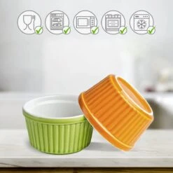 Chefarone Mini Ronde Ovenschalen - Mini Vormpjes Set Van 10 - Bakvormen Keramiek 200 ML - Crème Brulée Schaaltje - Multicolor 11 Chefarone Mini Ronde Ovenschalen - Mini Vormpjes Set Van 10 - Bakvormen Keramiek 200 ML - Crème Brulée Schaaltje - Multicolor -Aigostar winkel 1200x1200 778