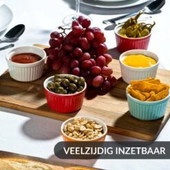 Chefarone Mini Ronde Ovenschalen - Mini Vormpjes Set Van 10 - Bakvormen Keramiek 200 ML - Crème Brulée Schaaltje - Multicolor 13 Chefarone Mini Ronde Ovenschalen - Mini Vormpjes Set Van 10 - Bakvormen Keramiek 200 ML - Crème Brulée Schaaltje - Multicolor -Aigostar winkel 1200x1200 780