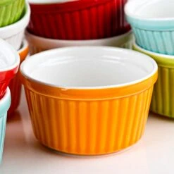 Chefarone Mini Ronde Ovenschalen - Mini Vormpjes Set Van 10 - Bakvormen Keramiek 200 ML - Crème Brulée Schaaltje - Multicolor 15 Chefarone Mini Ronde Ovenschalen - Mini Vormpjes Set Van 10 - Bakvormen Keramiek 200 ML - Crème Brulée Schaaltje - Multicolor -Aigostar winkel 1200x1200 782