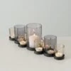 Theelichthouder Zwart Metaal / Glas. Set Van 9 -Aigostar winkel 1200x1200 816