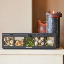 Riviera Maison Theedoos - Urban Loft Tea Box - Zwart 11 Riviera Maison Theedoos - Urban Loft Tea Box - Zwart -Aigostar winkel 1200x1200 824