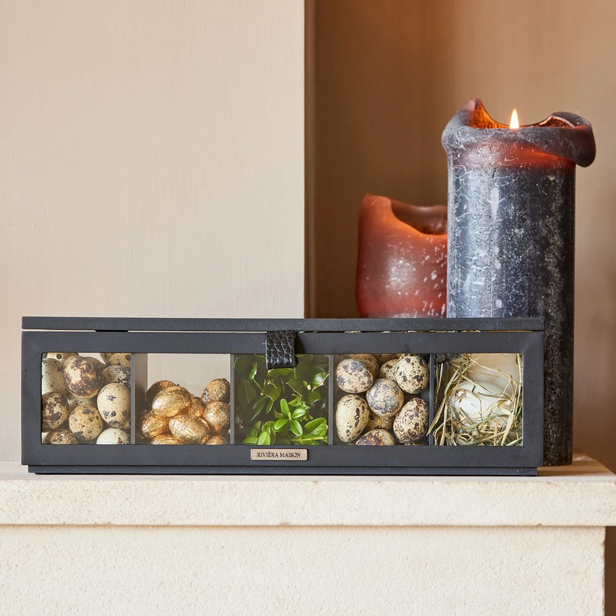 Riviera Maison Theedoos - Urban Loft Tea Box - Zwart 7 Riviera Maison Theedoos - Urban Loft Tea Box - Zwart - Afbeelding 5