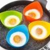 IGOODS 4 Pack Egg Poacher Cups - Perfect Gepocheerde Eieren - Egg Maker Niet-gepocheerde Eieren Cups BPA Gratis Siliconen Ei Poacher Cups Magnetron Ei Poacher- Ei Poacher Pan- Boiler Steamer- Magnetron Eieren -Aigostar winkel 1200x1200 836