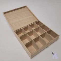 Bymi | Theedoos 12 Vaks | Opdruk But First Tea | Housewarming | Uitzet | Cadeau Voor Haar -Aigostar winkel 1200x1200 862