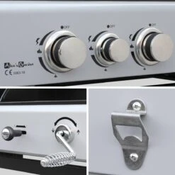 Alice's Garden Houtskool Barbecue - Grilloppervlak (LxB) 41 X 44 Cm - Gas En Houtskool - 3 Branders - Marsac Zwart 9 Alice's Garden Houtskool Barbecue - Grilloppervlak (LxB) 41 X 44 Cm - Gas En Houtskool - 3 Branders - Marsac Zwart -Aigostar winkel 1200x1200 900