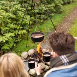 Esschert Design - Driepoot Met Ketting - Haardvuur Accessoires - Staal - Zwart 39 Esschert Design - Driepoot Met Ketting - Haardvuur Accessoires - Staal - Zwart -Aigostar winkel 1200x1200 962