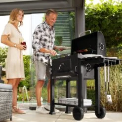 TecTake Florian Houtskoolbarbecue - 55x36 - Zwart 18 TecTake Florian Houtskoolbarbecue - 55x36 - Zwart -Aigostar winkel 1200x1200 972