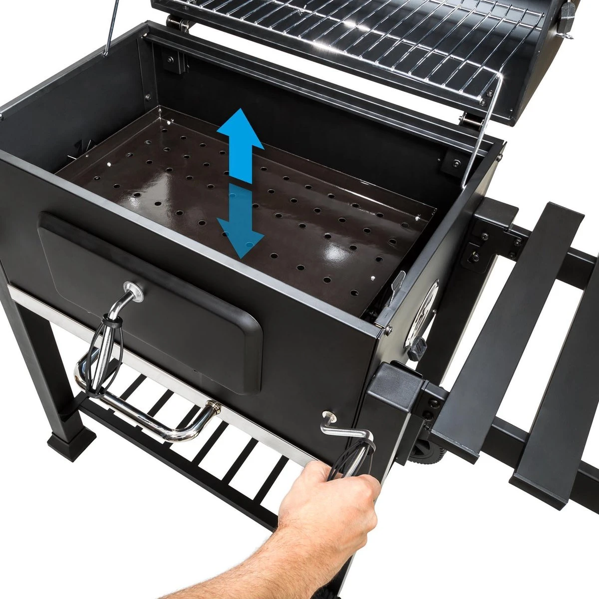 TecTake Florian Houtskoolbarbecue - 55x36 - Zwart 11 TecTake Florian Houtskoolbarbecue - 55x36 - Zwart - Afbeelding 9