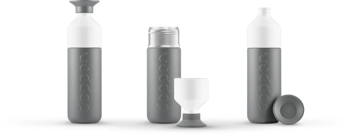 Dopper Insulated Drinkfles - Glacier Grey - 580 Ml 7 Dopper Insulated Drinkfles - Glacier Grey - 580 Ml - Afbeelding 5