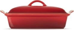 Le Creuset - Ovenschaal Met Deksel - 33 X 22.5 X 8 Cm - Kersenrood 11 Le Creuset - Ovenschaal Met Deksel - 33 X 22.5 X 8 Cm - Kersenrood -Aigostar winkel 1200x495