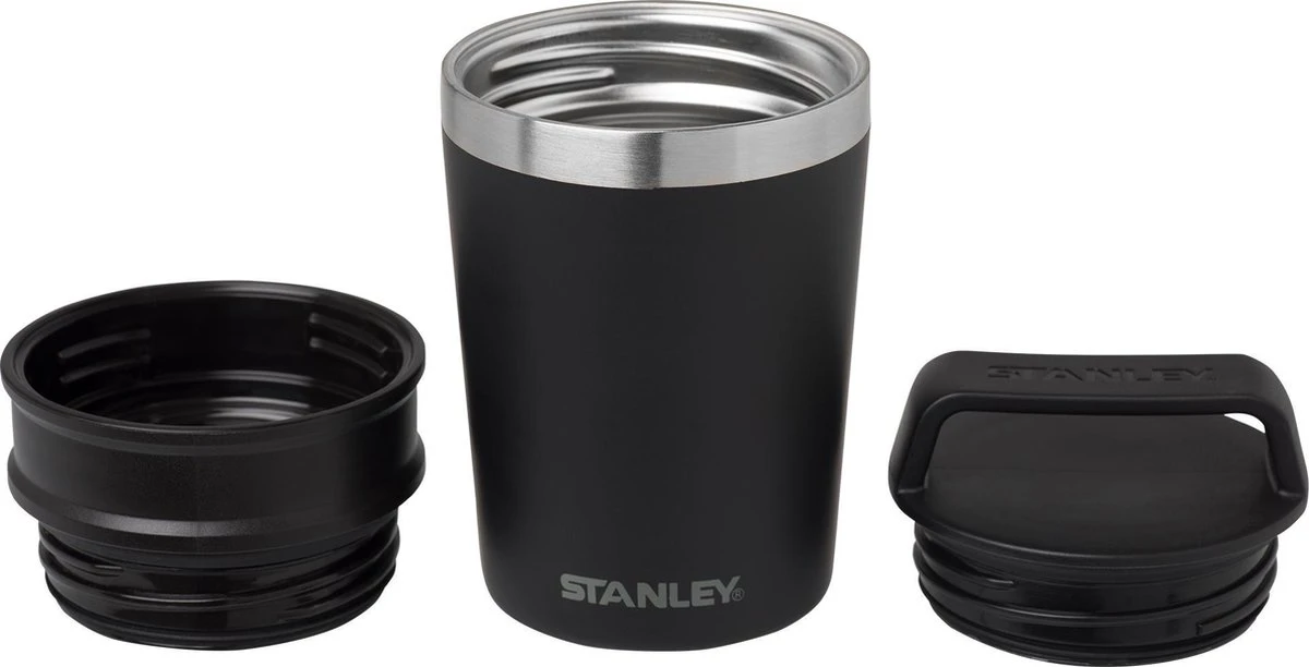 Stanley The Shortstack Travel Thermosbeker - 230 Ml - RVS/Mat Zwart 7 Stanley The Shortstack Travel Thermosbeker - 230 Ml - RVS/Mat Zwart - Afbeelding 5