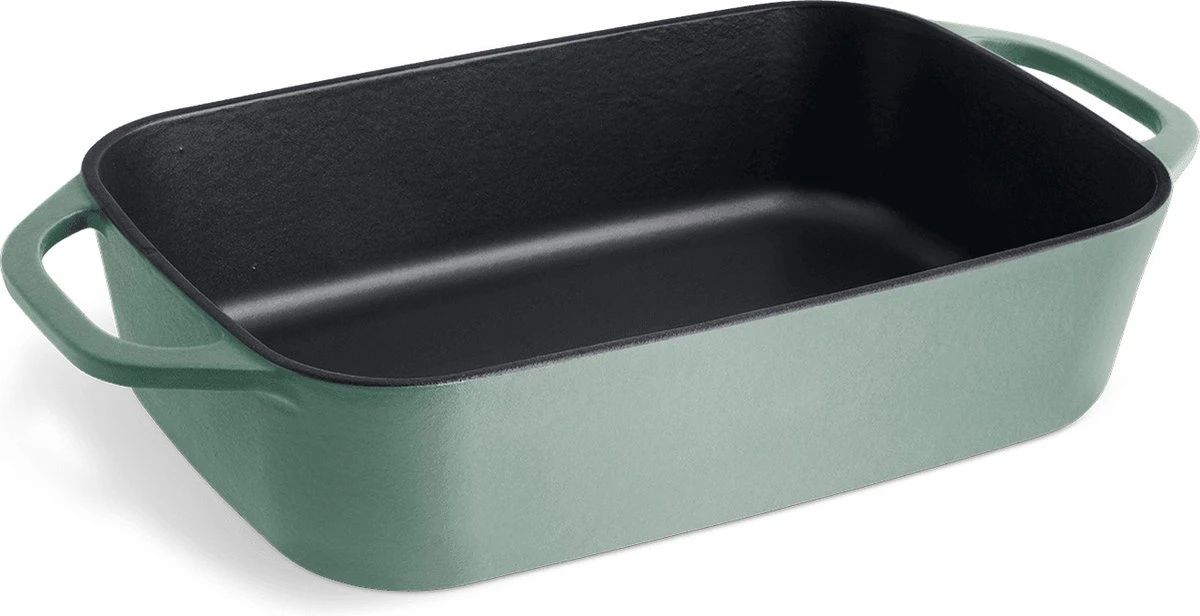 Springlane Gietijzer Ovenschaal Mint - 39,2 X 21,2 Cm, 4 L 3 Springlane Gietijzer Ovenschaal Mint - 39,2 X 21,2 Cm, 4 L