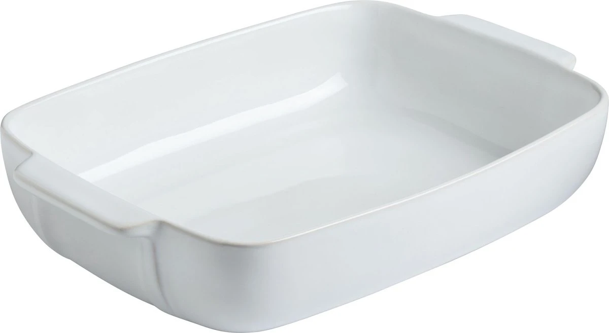 Pyrex Signature Ovenschaal Rechthoek - Keramiek - 35x25 Cm - Wit 4 Pyrex Signature Ovenschaal Rechthoek - Keramiek - 35x25 Cm - Wit - Afbeelding 2