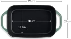 Springlane Gietijzer Ovenschaal Mint - 39,2 X 21,2 Cm, 4 L 14 Springlane Gietijzer Ovenschaal Mint - 39,2 X 21,2 Cm, 4 L -Aigostar winkel 1200x665